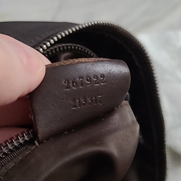 GUCCI Diamante Tote Bag Nylon AUTH - Picture 10 of 16